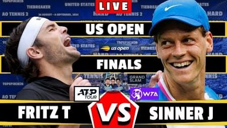 🔴LIVE: FRITZ VS SINNER - FINALS • US OPEN 2024 GAMEPLAY #usopen #tennis #atp