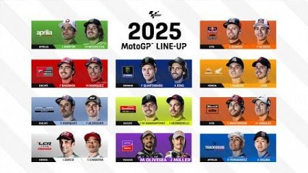 MOTOGP LINE UP 2025🏆DAFTAR RIDER MOTOGP 2025🏍RIDER MOTOGP 2025 BANYAK PINDAH TIM EFEK MARQUEZ😱