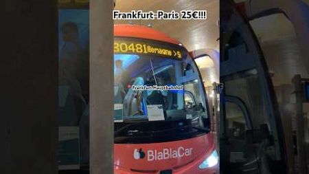 Review Blablabus ถูกมาก #blablacar #flixbus #frankfurt #paris #เที่ยวยุโรป #เที่ยวยุโรปด้วยตัวเอง