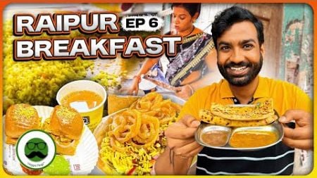 Breakfast in Raipur with Veggie Paaji | Raipur Street Food EP 6