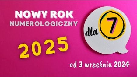 Horoskop numerologiczny dla 7