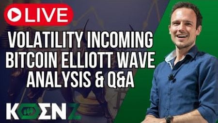 🔴Volatility Incoming | Bitcoin Elliott Wave Analysis &amp; Q&amp;A | Trading Psychology