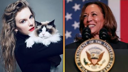 Taylor Swift Endorses Kamala Harris, Calls Herself ‘Childless Cat Lady’