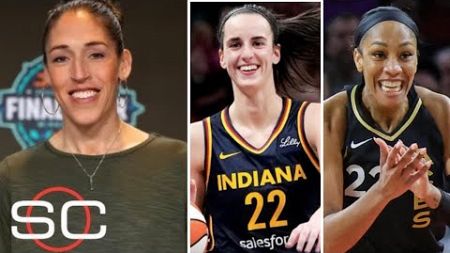 ESPN SC | Caitlin Clark could steal MVP over A&#39;Ja Wilson, seal ROTY! - Rebecca on Aces vs. Fever