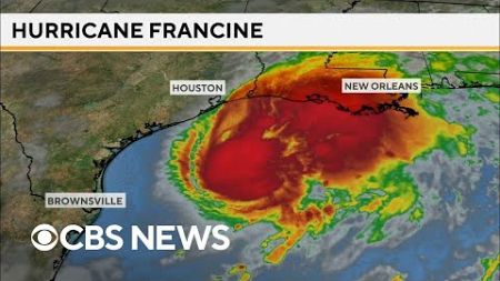 Hurricane Francine on path to make landfall in Louisiana Wednesday