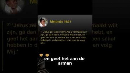 Waarom Jezus zegt Verkoop alles en volg mij | Spullen Of God D1