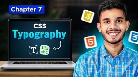 Master CSS Typography | Create Stunning Text for Your Website | Frontend Developer Course