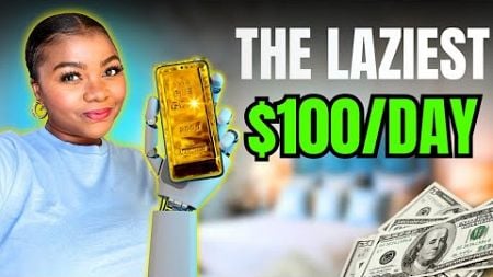 Laziest Way To Make Money Online with AI ($100/Day) For Beginners