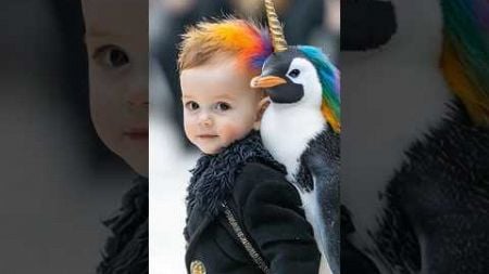 Charming Baby Fashion Show #KidsFashion #RunwayShow #AIArt #YouTubeShorts #animals