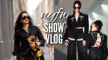 Come with me to NEW YORK FASHION WEEK! Fashion Show &amp; Events | NYFW Vlog