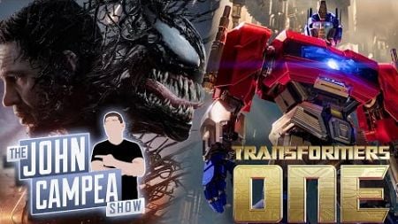 New Venom Trailer, Transformers One Reviews Are Great - The John Campea Show