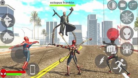 PLAYING AS 3 SPIDERMAN IN INDIAN BIKES DRIVING 3D (NEW MODE)