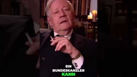 Stoiber vs Schröder Wer hat wirklich Einfluss auf die Deutsche Politik, Altkanzler Helmut Schmidt