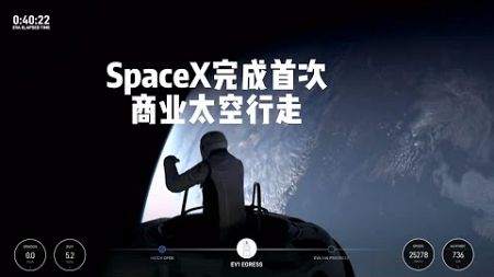 SpaceX完成首次商业太空行走