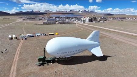 Chinese airship collects data over world&#39;s 3rd-largest ice sheet