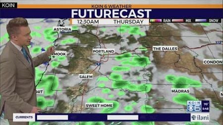 Cooler, wet weather remains around Portland