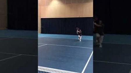 Backhand and getting to low balls #tennis