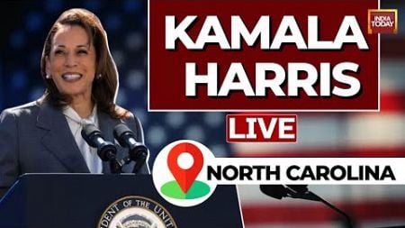 Kamala Harris LIVE: VP Harris&#39; Campaign Rally In Charlotte, North Carolina | US Election LIVE