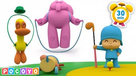 ⛳ Pocoyo 的体育课 ⛳ (30 分钟) | Pocoyo - 中文 | 儿童漫画