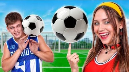 Boys vs Girls in Sports Battle || Pink VS Blue Challenge