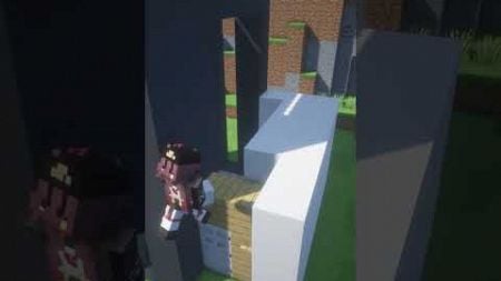 【マインクラフト】小さなモダンハウスの作り方 #minecraft #shorts #マインクラフト