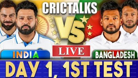 Live: IND Vs BAN, Day 1 - 1st Test, Chennai | Live Scores &amp; Commentary | India vs Bangladesh | 2024