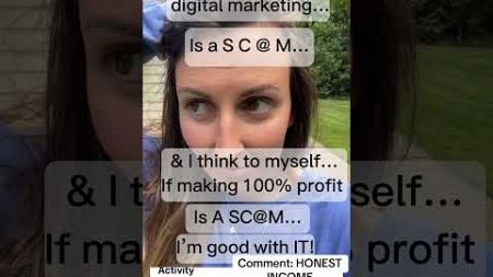 DIGITAL MARKETING is a SC@M??? #digitalmarketing #homeschoolmom #makingmoneyonline