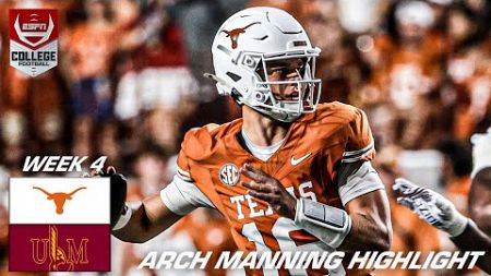 HIGHLIGHTS from Arch Manning&#39;s DEBUT as starter for Texas 🎥 | ESPN College Football