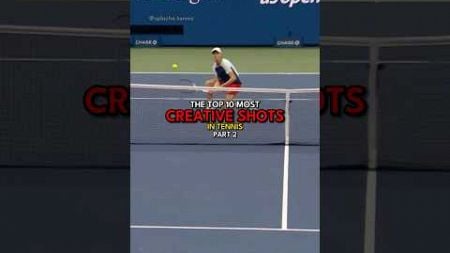 Top 10 most creative shots in Tennis | Part 2