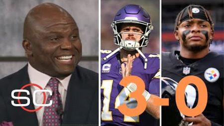 &quot;Sam Darnold &amp; Justin Fields are 3-0&quot; - ESPN reacts to Vikings beat Texans; Steelers beat Chargers