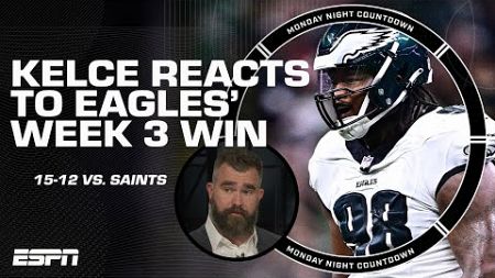 Jason Kelce on Eagles’ win vs. Saints: Jalen Carter was UNBLOCKABLE | Monday Night Countdown