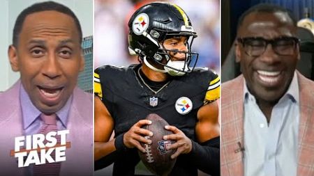 FIRST TAKE | Steelers are the most dangerous team in AFC with Justin Field as a starter - Stephen A.