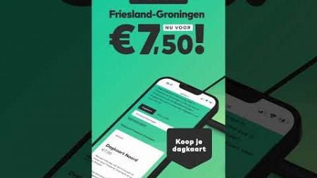 Onbeperkt reizen door Friesland en Groningen met Arriva. Dagkaart nu voor €7,50! (Short)