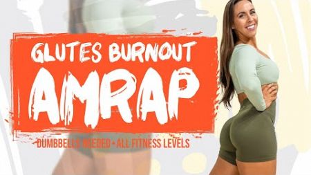 AMRAP Glutes Burnout Workout *All-Fitness Levels* LOW-IMPACT | Stronger - Day 18