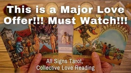 LOVE TAROT READING- WHOA!! THIS IS AN UNEXPECTED LOVE OFFER!! 😲💞