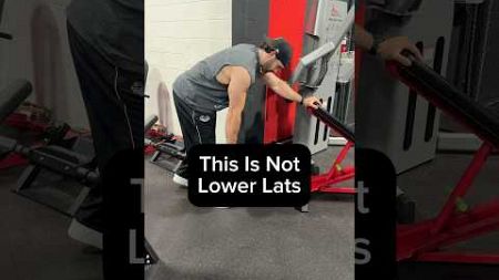 Pull down to hit the low lats #workout #bodybuilding #gym #fitness