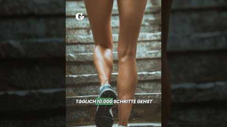 Geh täglich 10.000 Schritte🚶🚨 #gesundheit