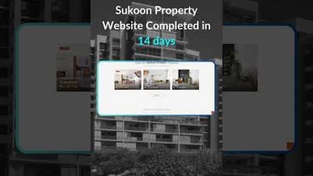 Property listing website completed in 14 days #webdesign #webdevelopment #project #shorts