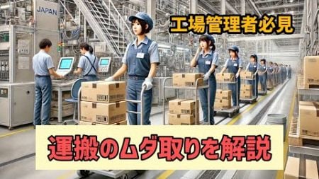 工場の生産性を劇的に向上！【運搬ムダ削減の実践方法】