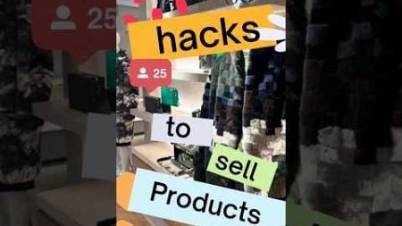 HACKS TO SELL YOUR PRODUCTS ON SOCIAL MEDIA🤩🤩 #smallbusinesshacks #socialmediamarketing #ecommerce