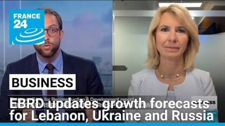 New EBRD report revises growth forecast downwards for 2024 • FRANCE 24 English