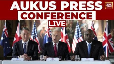 Live: UK, US &amp; Australian Defence Ministers Presser After AUKUS Meeting