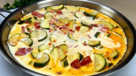 Das ist so lecker! Diese Zucchini könnte ich jeden Tag essen! Einfaches, schnelles Rezept! # 280