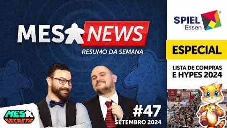 Mesa News #47 - Especial: Essen 2024 - Hypes e lista de compras