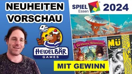 SPIEL 24 Vorschau + Gewinn/ Brettspiele HeidelBÄR Games Spielmesse SPIEL 2024 in Essen