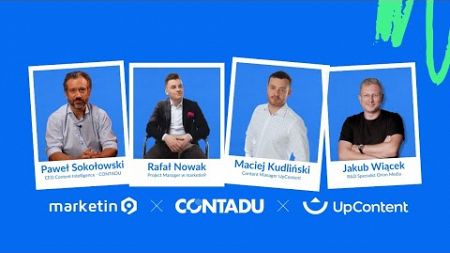 Webinar „Przyszłość SEO i content marketingu – nowe trendy i technologie”.