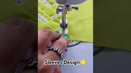 Trending Sleeves Design 👍👍 #sewing#sewingqueen #sewing#fashion #simplesleevescuttingandstitching !