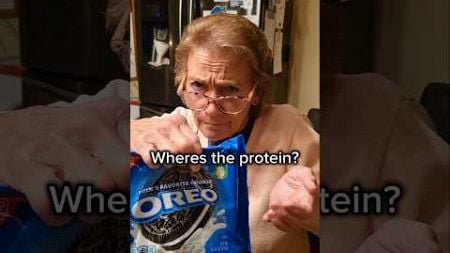 Don&#39;t forget the PROTEIN oreos #bodybuilding #fitness #protein #granny