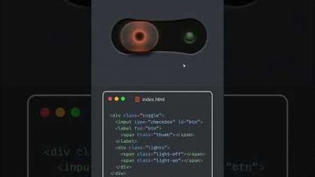 Web development unique Elastic Toggle Button Development #trending #trendingshorts #css #webdesign
