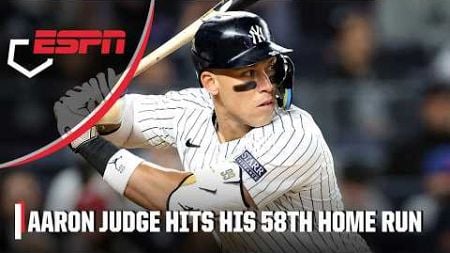 Aaron Judge POWER SURGE ⚡ 5th straight game with HR, now 58 on the season | ESPN MLB